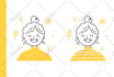 draw illustration, line art or doodle for your product