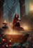draw illustration for board game, card game, book