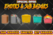 design twitch emotes, twitch badges, twitch sub badges