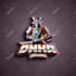 design custom esports mascot logo for gaming team, twitch