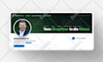 design a professional linkedin banner and complete visual brand