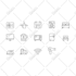 do custom minimalistic line icon design