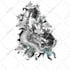 do a tattoo design in japanese style