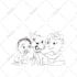 draw an original vintage children story book illustration for you