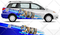 do a vehicle wrap design for van car truck trailer