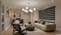 do living room interior design and 3d rendering