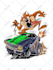 draw monster rat fink illustration cartoon style