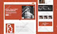 do modern figma website design and business website redesign