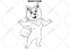 design cartoon animal, pet mascot logo for business, gaming