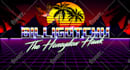 make digital 80s retro style text logo of synthwave effects
