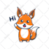 make cute simple 6 animal mascot characters