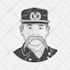 draw your line art portrait in engraving style