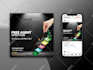 design motion flyers, church, club, sports, and event poster