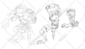 draw 2d game character design for your indie game