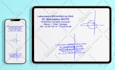 make electronic digital vector signature from handwritten
