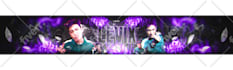 design an youtube anime banner twitter header gaming banner