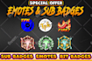 design twitch emotes, twitch badges, twitch sub badges