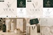 create modern minimalist logo design and brand identity kit