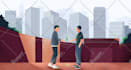 create illustration featured image for your blog or website