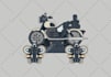 make cartoon chibi car enamel pins design