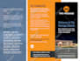 design a professional trifold or bifold brochure with clean layout