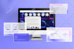 create a unique clean landing page design in adobe xd or figma