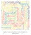 do typography and word cloud art t shirt design in custom shape