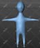 3d character rigging for game, animation on blender