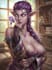 draw fantasy concept art character portrait illustration