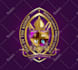 create a unique bishop crest, church seal logo
