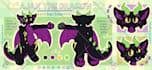 draw a reference sheet for your furry character