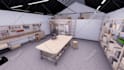 do 3d rendering of cafes, retail, restaurants, shops, kiosks