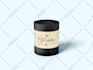 create minimalist and premium candle label and packaging designs