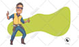 draw your caricature cartoon birthday invitation greeting