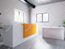 create 2d and 3d design for interior kitchen with furniture