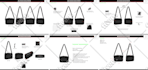 create bag design, backpack, handbag and bag tech pack