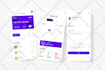 design mobile app screens UI UX in figma