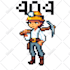 do 8 bit 16 bit and 32 bit pixel art for your nft collection