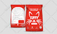 create chips, snacks, standup pouch bags packaging design