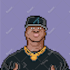 make a pixel art mascot cartoon and avatar for nft