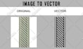 do vector tracing or vectorize logo quickly