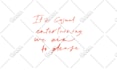 handwrite any quote or phrase in brush calligraphy