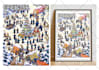 create cartoon map like where waldo