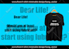 design a minimalist typography t shirt
