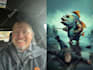 make beautiful art of your picture using ai and photoshop
