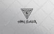design dj, music, band, and typography logo