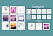 create canva templates for a beautiful instagram puzzle feed