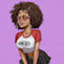 draw a cute cartoony portrait