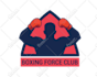 design outstanding boxing logo with express delivery