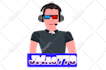 design mascot, esports, gaming, twitch, portrait logo